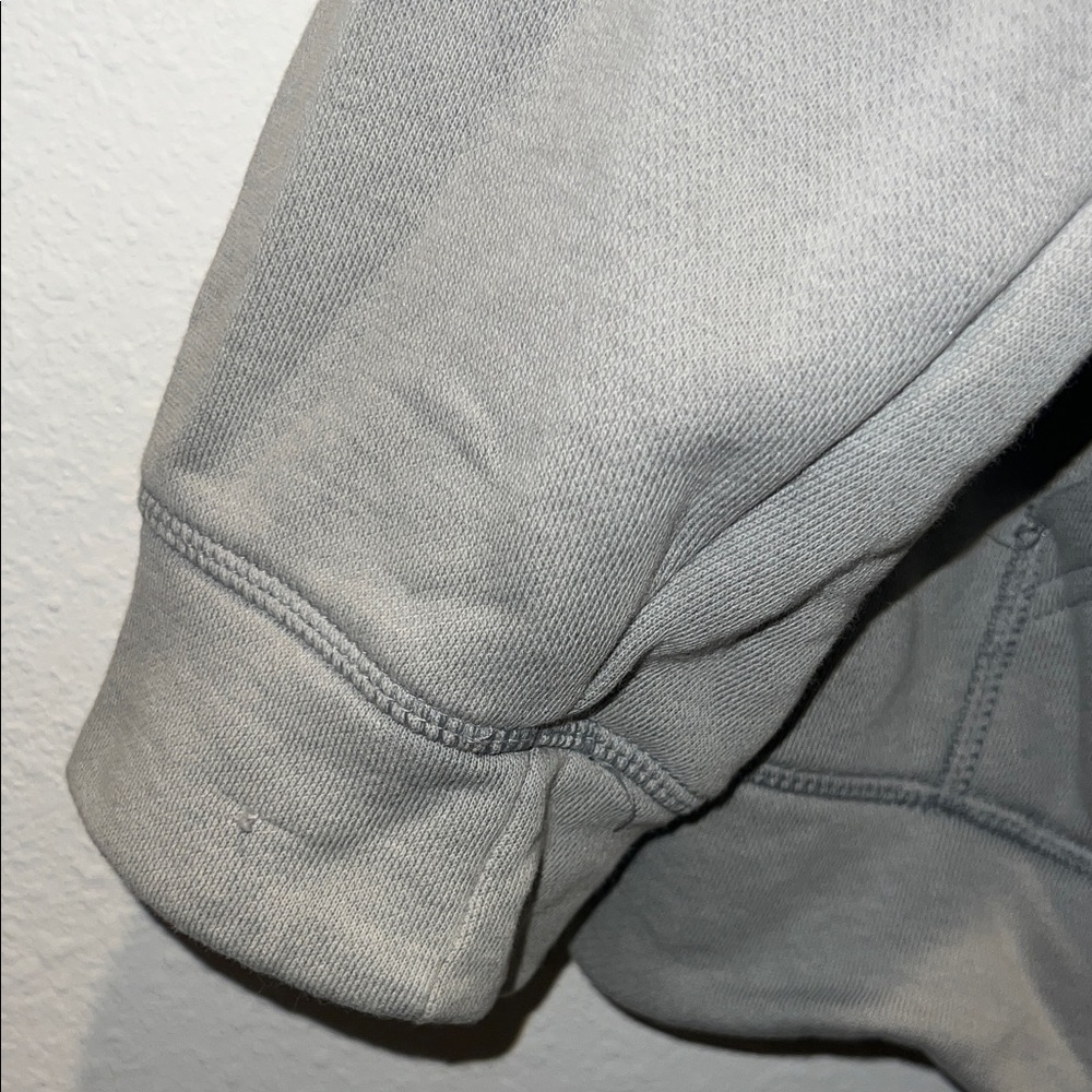Adidas Men's Light Gray Hoodie - Picture 4 of 8